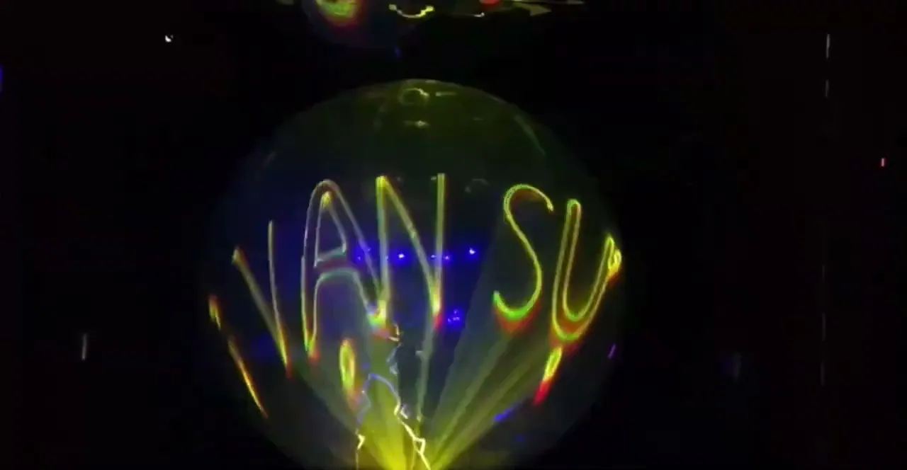 Laser mapping — vẽ chữ trên màn